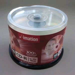 New Imation Data, Music or Photo's CD-R Disks 48 Disks Only